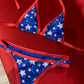 All American Stripper Clips Bikini (One Size)