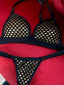 Gold Mesh Stripper Clips Bikini (Size M)