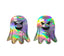 Holographic Ghost Nipple Pasties