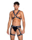 PLAYBOY Men's Dark Room Suspender Set