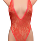 Lace Stripper Clips Teddy Bodysuit (Size S-M)