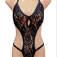 Strappy Stripper Clips Teddy Bodysuit (One Size)