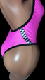 Pink Grid Girl Bodysuit (Size S-M)