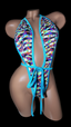 Alisha Wrap Around Thong & Bodysuit (Size S/M)