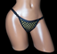 Gold Mesh Stripper Clips Bikini (Size M)