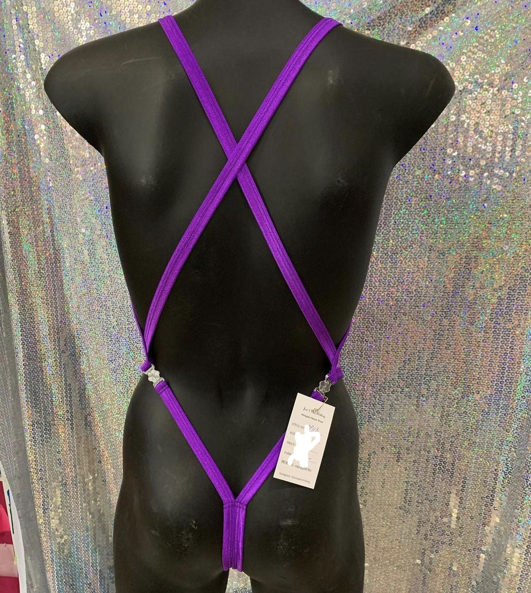 Lace Stripper Clips Teddy Bodysuit (Size S)