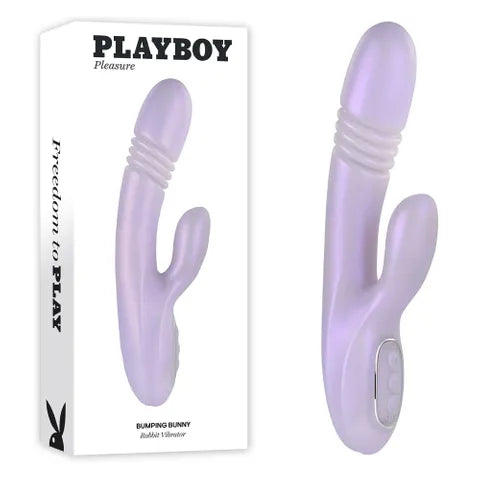 Playboy Pleasure- Bumping Bunny Thrusting & Warming Vibrator