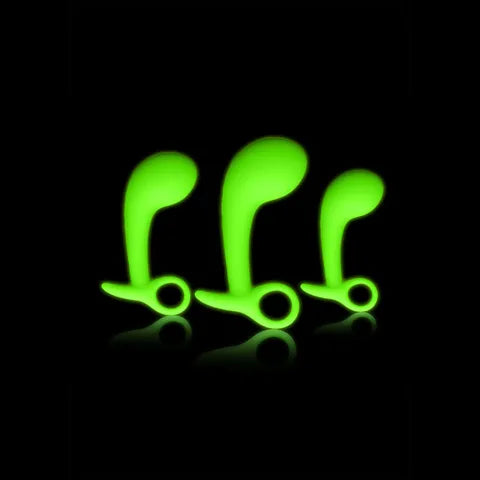 Ouch! Glow In The Dark Prostate Kit- Set of 3