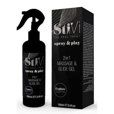StiVi Spray & Play- 2in1 Massage & Lube- 100ml
