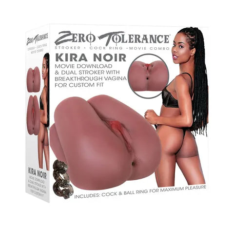 Zero Tolerance- Kira Noir Dual Stroker
