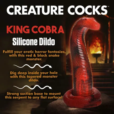 Creature Cocks King Cobra Silicone Snake Dildo