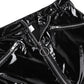 Black PVC Zipper Skirt (One Size)