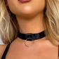 Plain Choker With Ring