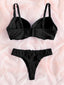 Black Push Up Lingerie Set (Sizes S, M, L)