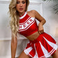 Red Cheerleader Costume Set (Size M)