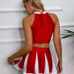 Red Cheerleader Costume Set (Size M)