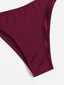 Rhinestone Studded Panty Burgundy (Sizes S, M)