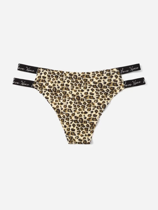 Plus Leopard Cut-out Panty (Size XXL)