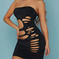 Cut-Out Cover Up Tube Dress (Sizes S-M, L)