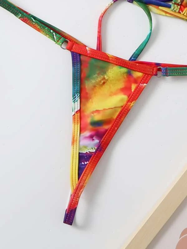 Rainbow Micro Bikini (Size S)