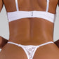 Floral Lace Panty With Gems (Sizes S, M)