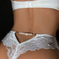 White Lace Panty With Pearls (Sizes M, L)