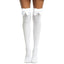 White Thigh High Bow Socks