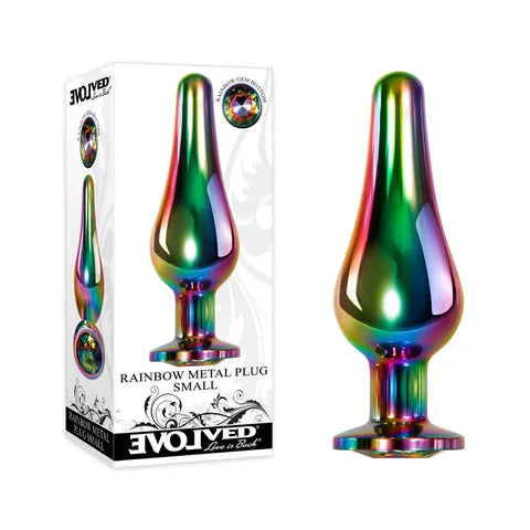 Evolved Rainbow Metal Plug (Sizes S, M, L)