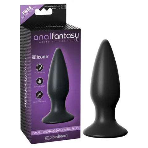 Anal Fantasy Elite Rechargeable Anal Plug (Sizes S, L)