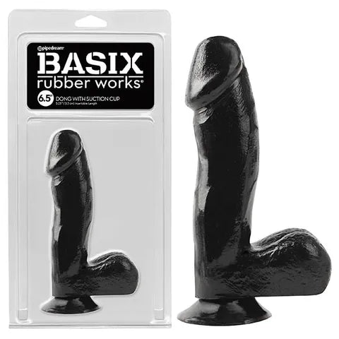 Basix 6.5" Dong + Suction Cup