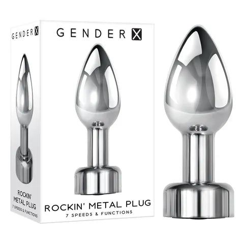 Gender X Rockin' Metal Vibrating Plug