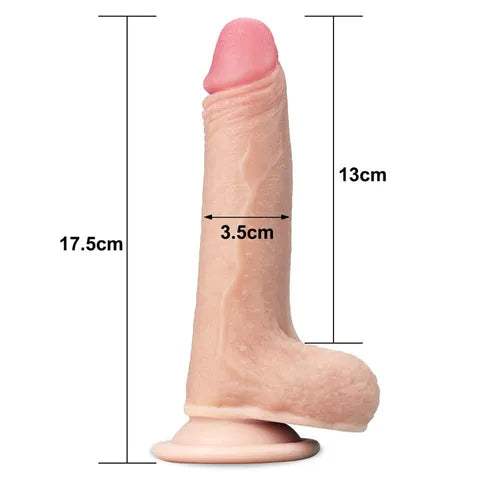 Sliding Skin Dual Layer Dong- 7"