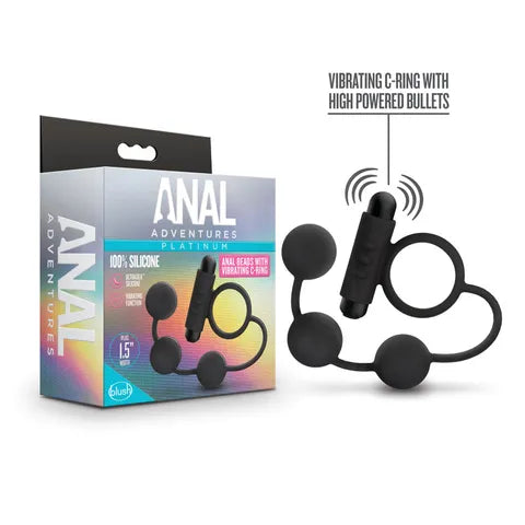 Anal Adventures- Anal Beads & Vibrating C-Ring