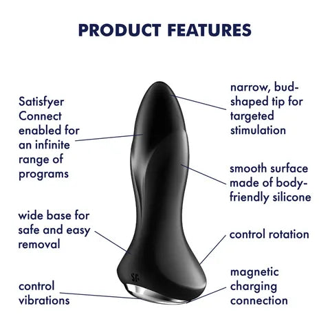 Satisfyer Rotator Plug 1- Rotating & Vibrating Butt Plug