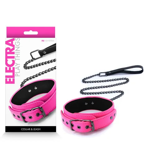 Electra Collar & Leash- Pink