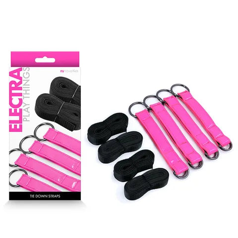 Electra Bed Restraint Straps- Pink