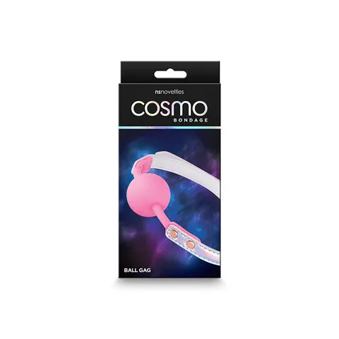 Cosmo Bondage Ball Gag - Rainbow/Pink