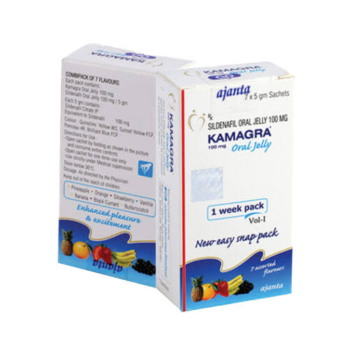 Kamagra Jelly 100mg- 7 Pack