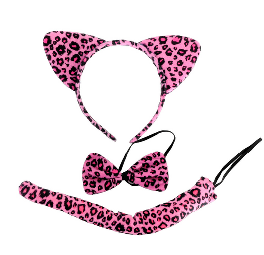 Pink Leopard Accessory Kit (3 Piece)